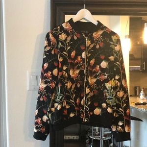 Zara jacket floral